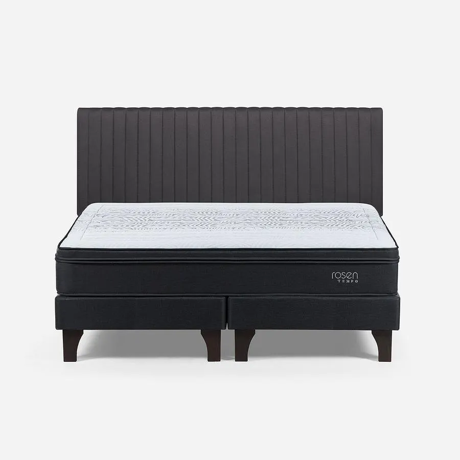 Cama Tempo King + Respaldo Lucio