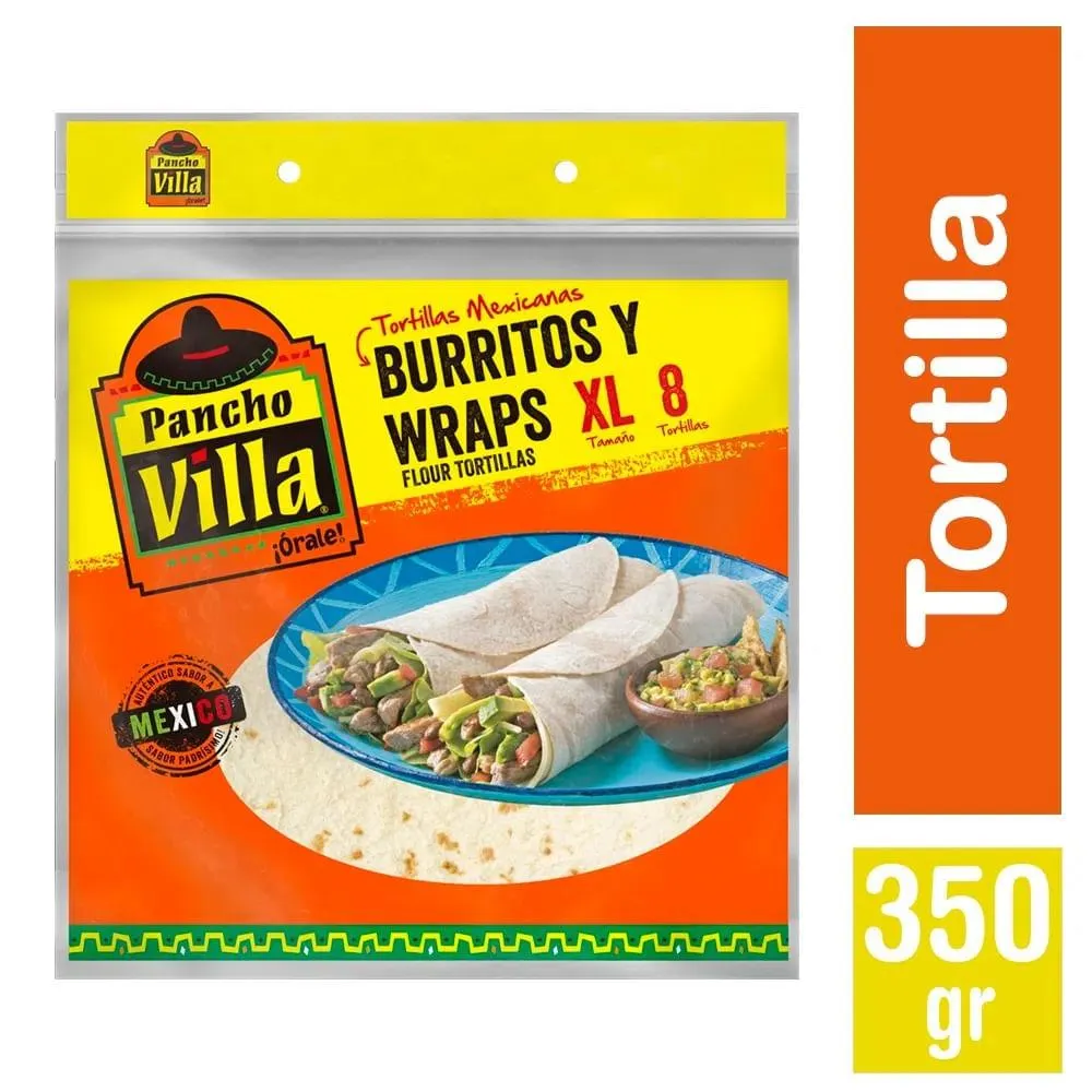 Tortilla mexicana burritos y w...