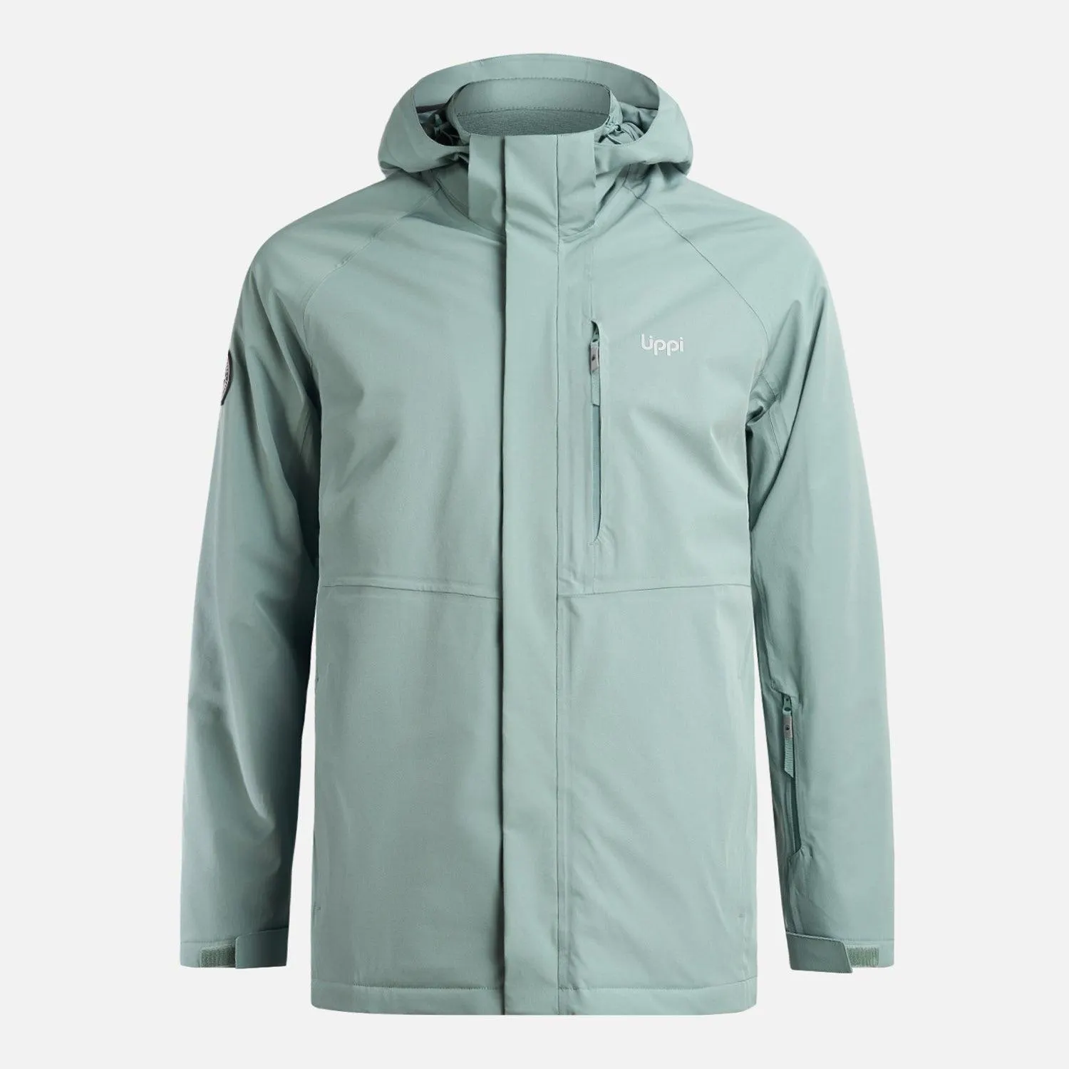 Chaqueta Hombre Andes B-Dry Hoody Jacket Jade Oscuro Lippi