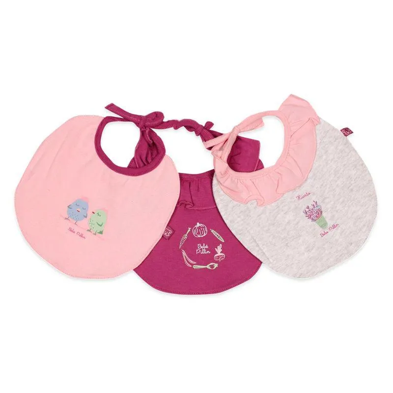 Babero Gamuza Pack 3Pcs. Bebé
