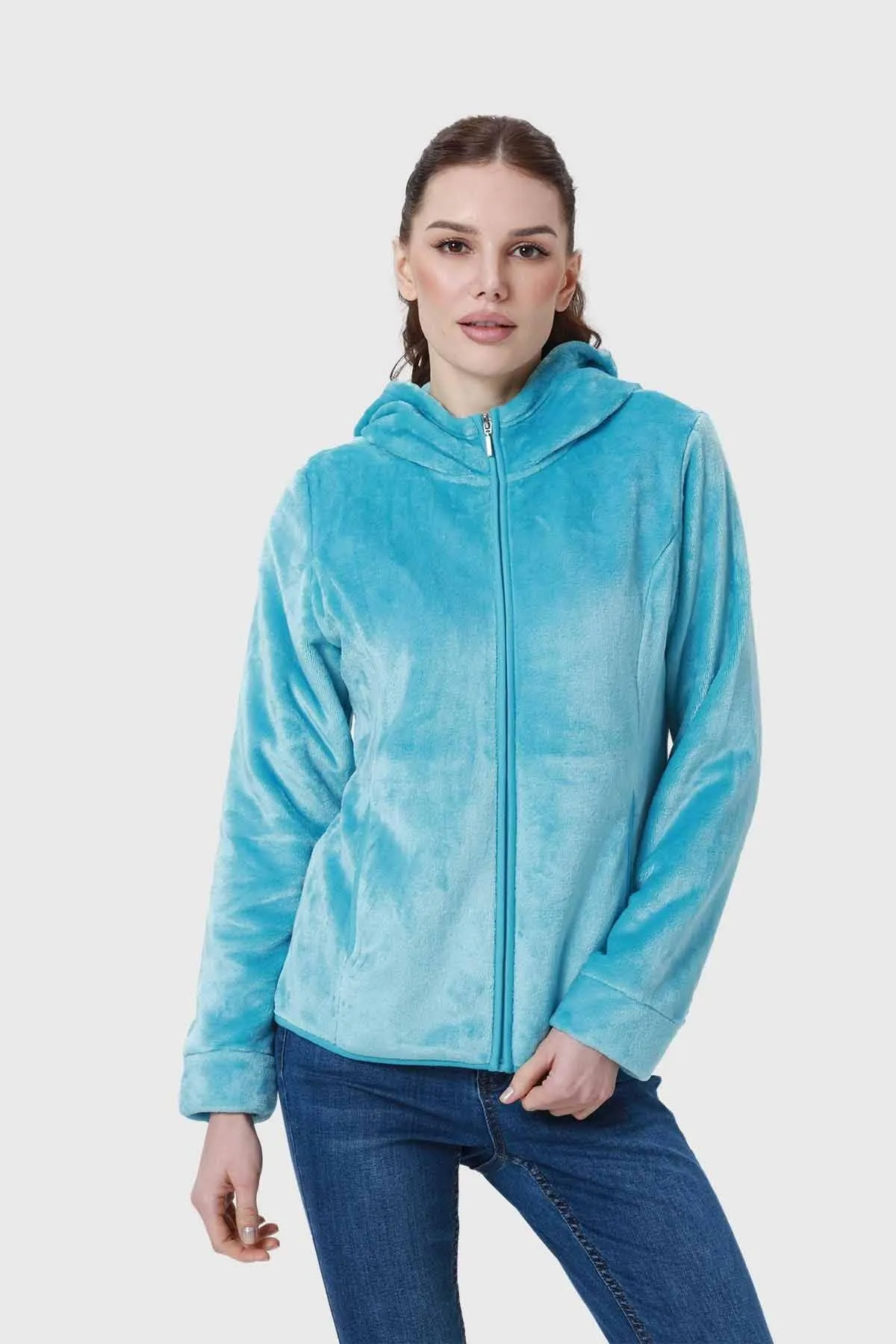 Polar Mujer Básico Celeste