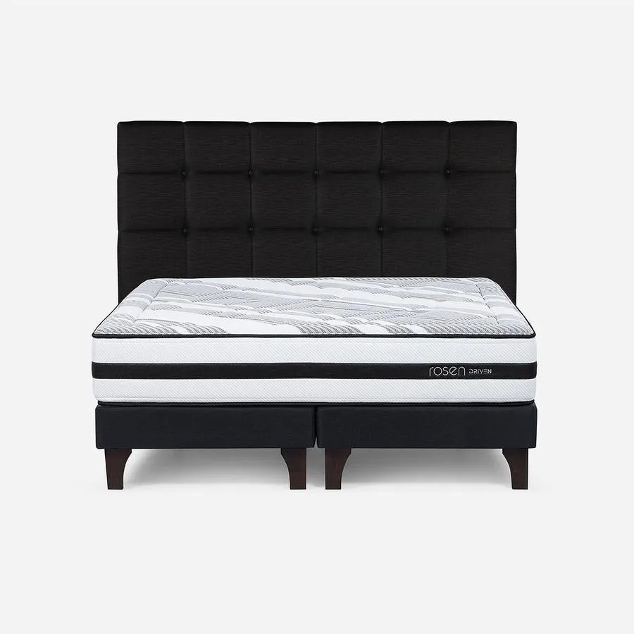 Box Spring Driven Super King + Respaldo Issey
