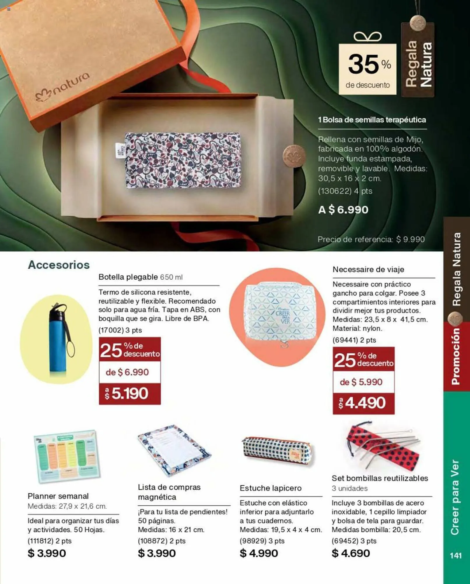 Catálogo de Catálogo Natura 1 de septiembre al 30 de septiembre 2023 - Página 141