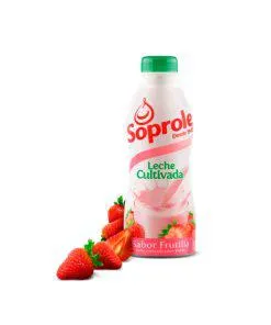 Leche Cultivada Soprole Frutilla 1 Lt