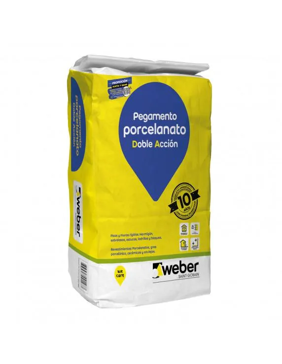 ADHESIVO POLVO DOBLE ACCIÓN 25KG