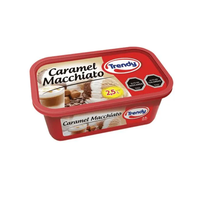 Helado Trendy Caramelo Machiato 2.5 L
