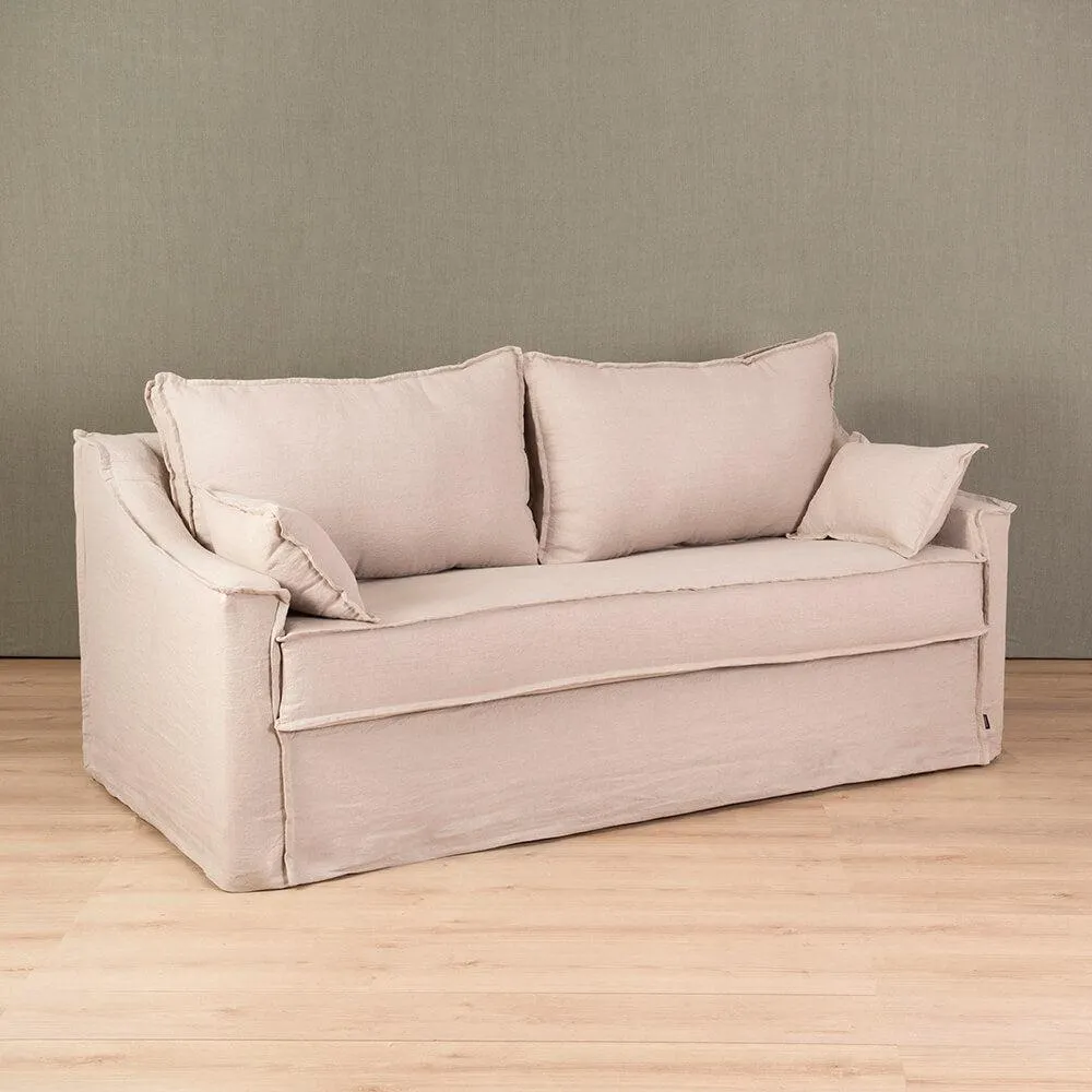 Sofá Francés Lino Natural