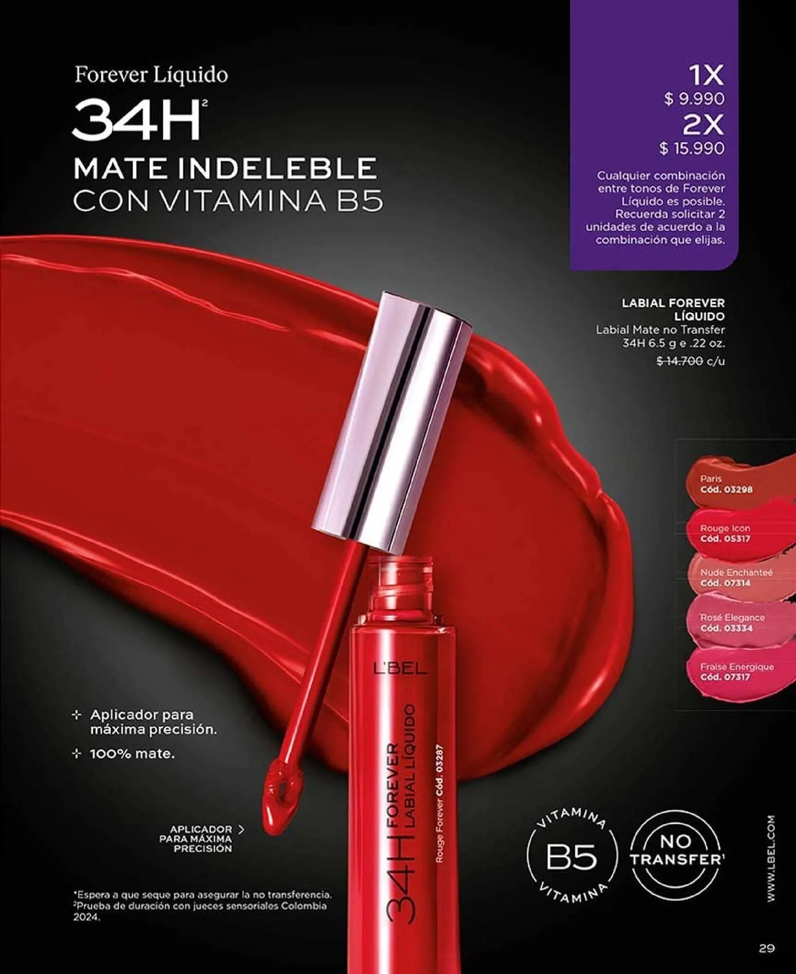 Catálogo de Catálogo L'Bel 6 de octubre al 31 de octubre 2025 - Página 29