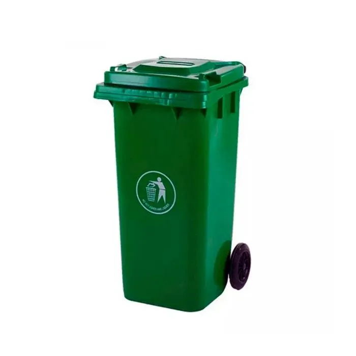 Basurero Import C/tapa 100lt Verde