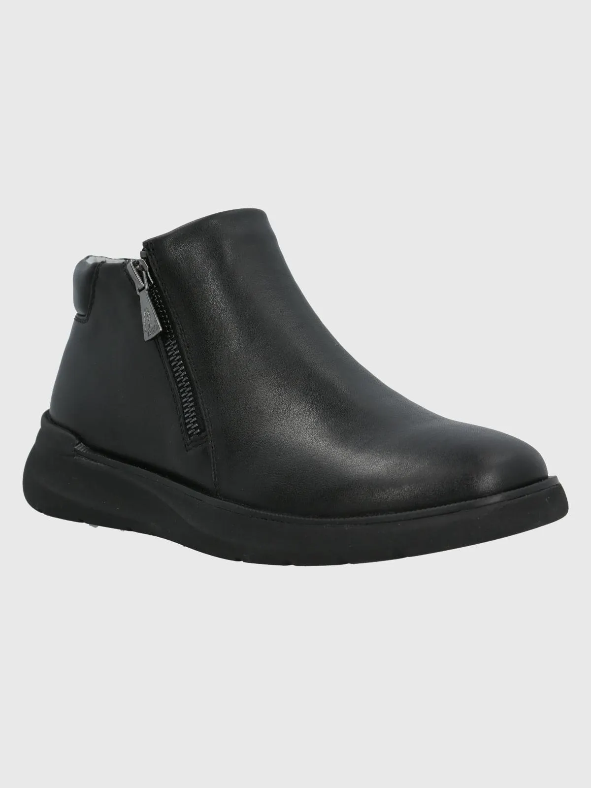 Botin Cuero Mujer Juliet Negro Hush Puppies