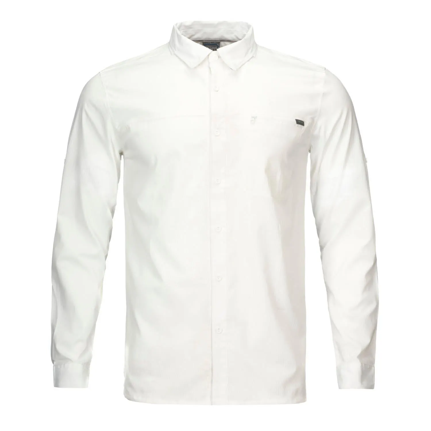 Camisa Hombre Rosselot Long Sleeve Q-Dry Shirt Blanco Lippi