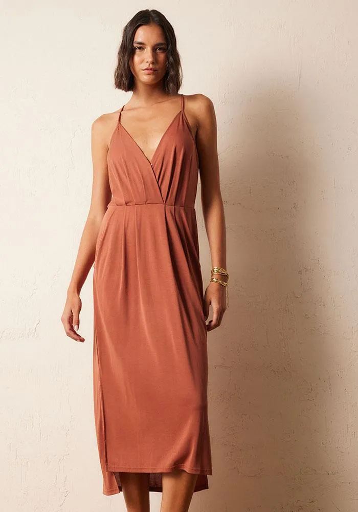 Vestido detalle de bolsillos en delantero