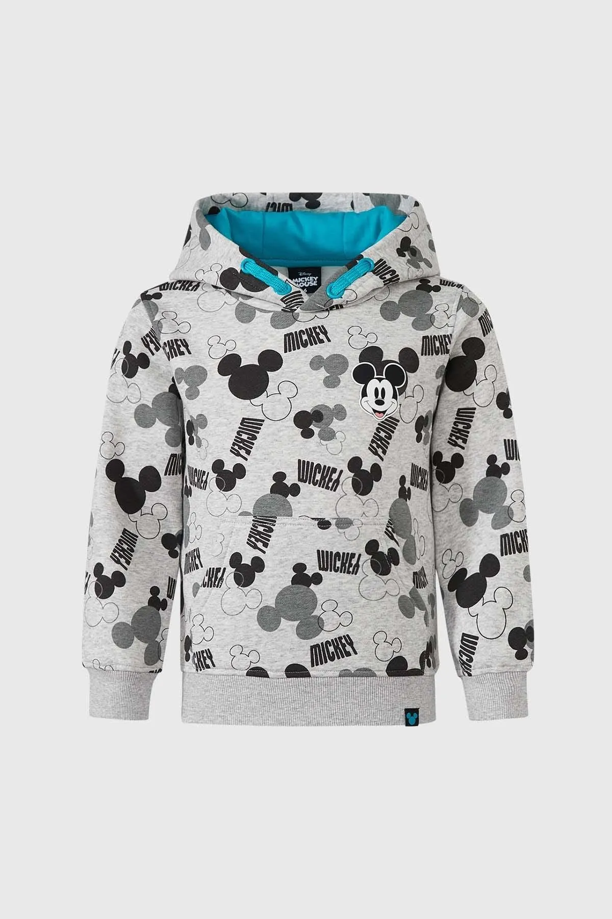 Polerón Niño Mickey Y Sus Amigos Gris