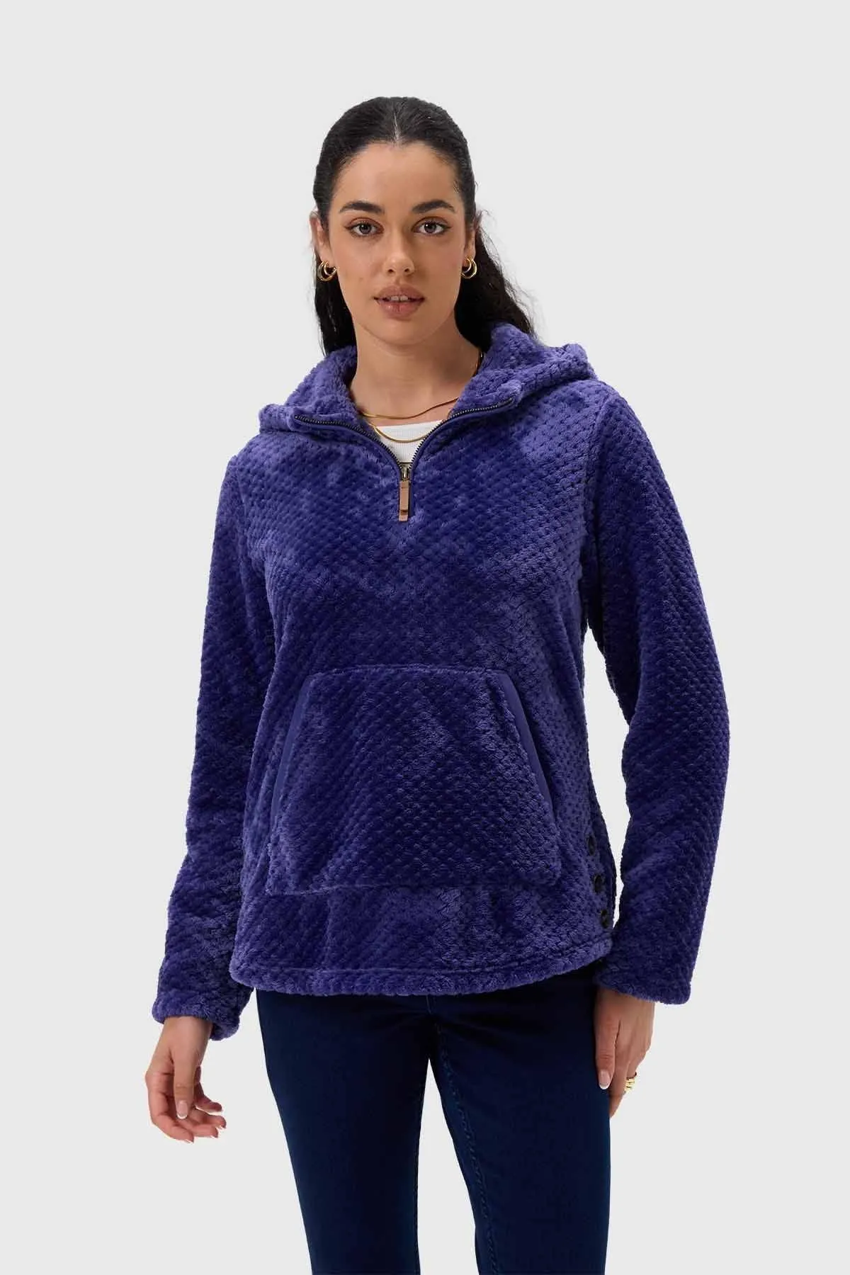 Polar Mujer Básico Morado