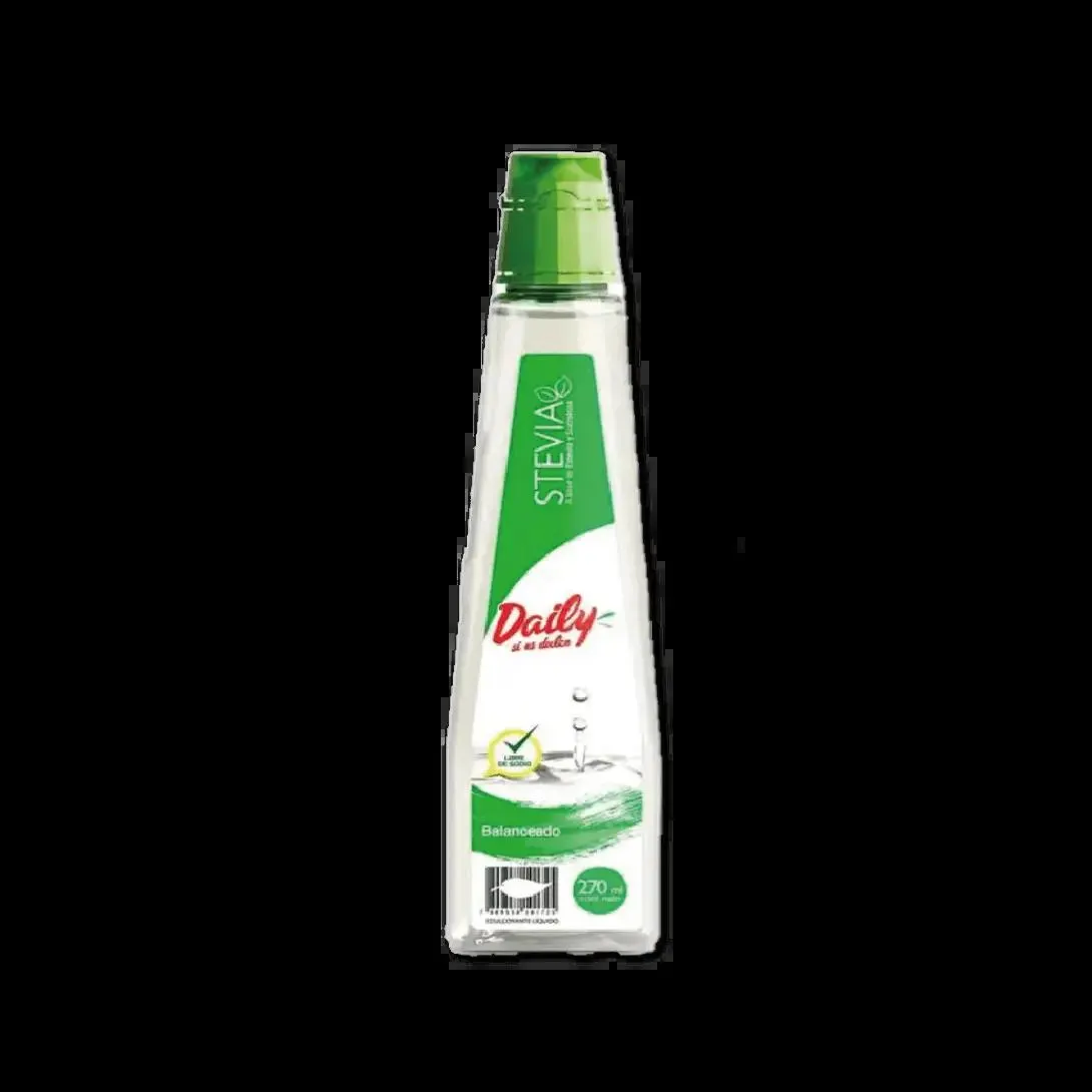 Endulzante Liquido Stevia Balanceado Daily, 270ml