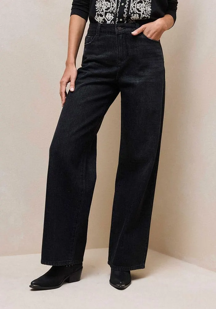 Pantalón Proceso Gastado Negro 36