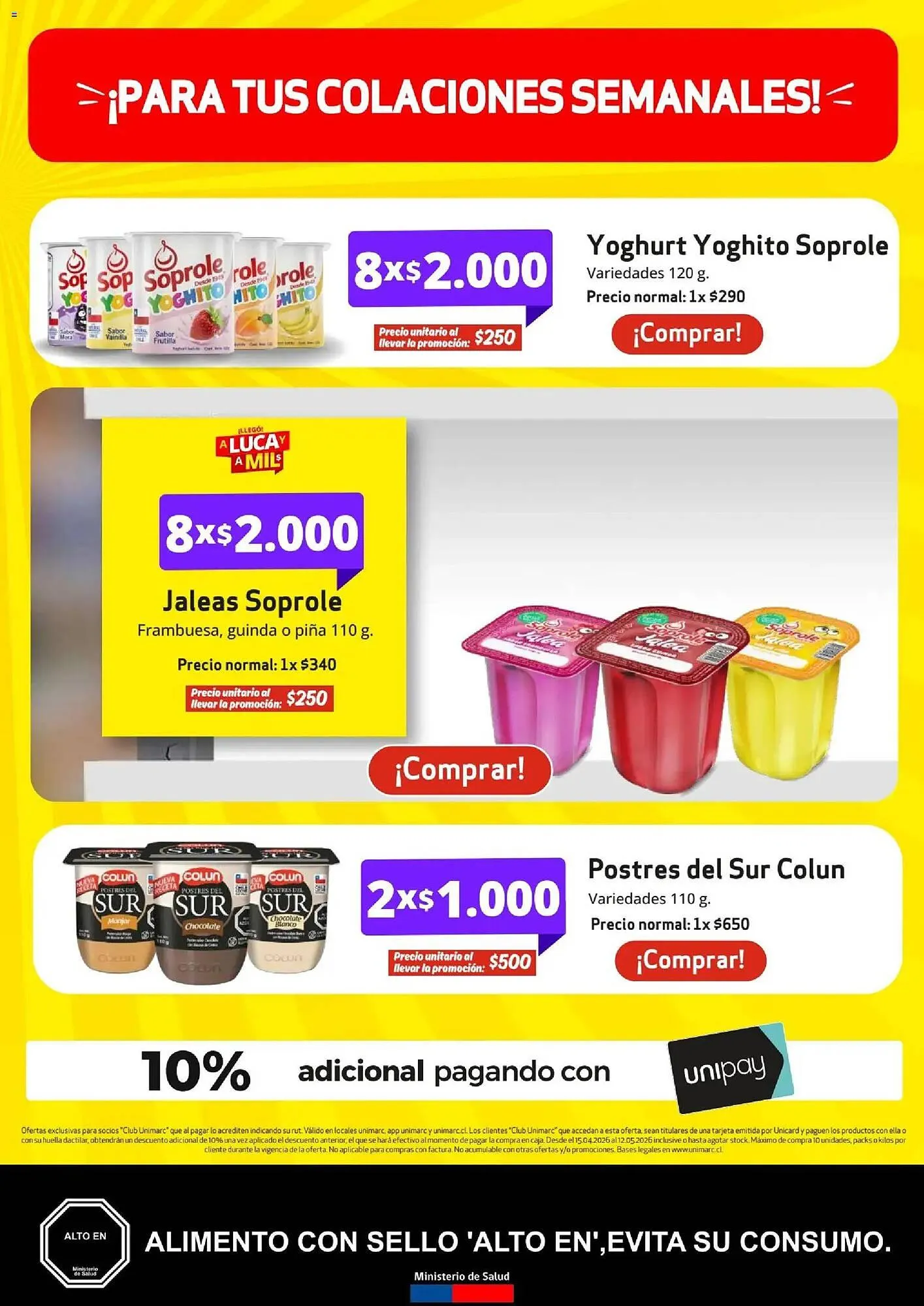 Catálogo de Catálogo Unimarc 15 de abril al 13 de mayo 2026 - Página 3