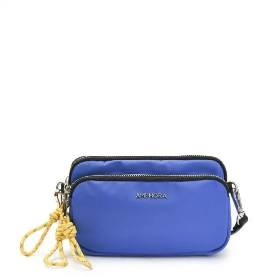 Abrilita bandolera pequeña azul electrico