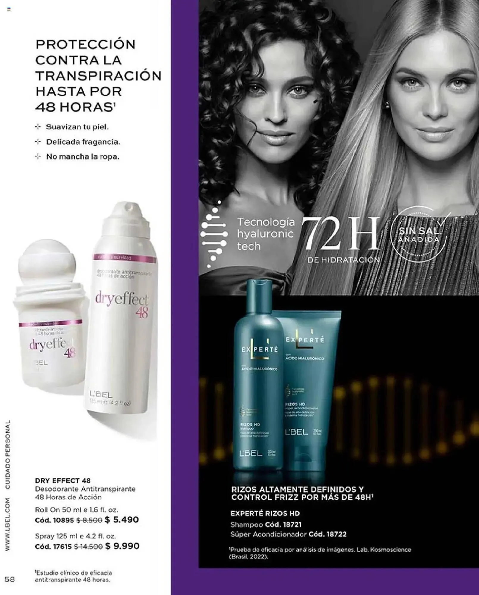 Catálogo de Catálogo L'Bel 29 de julio al 1 de septiembre 2025 - Página 58