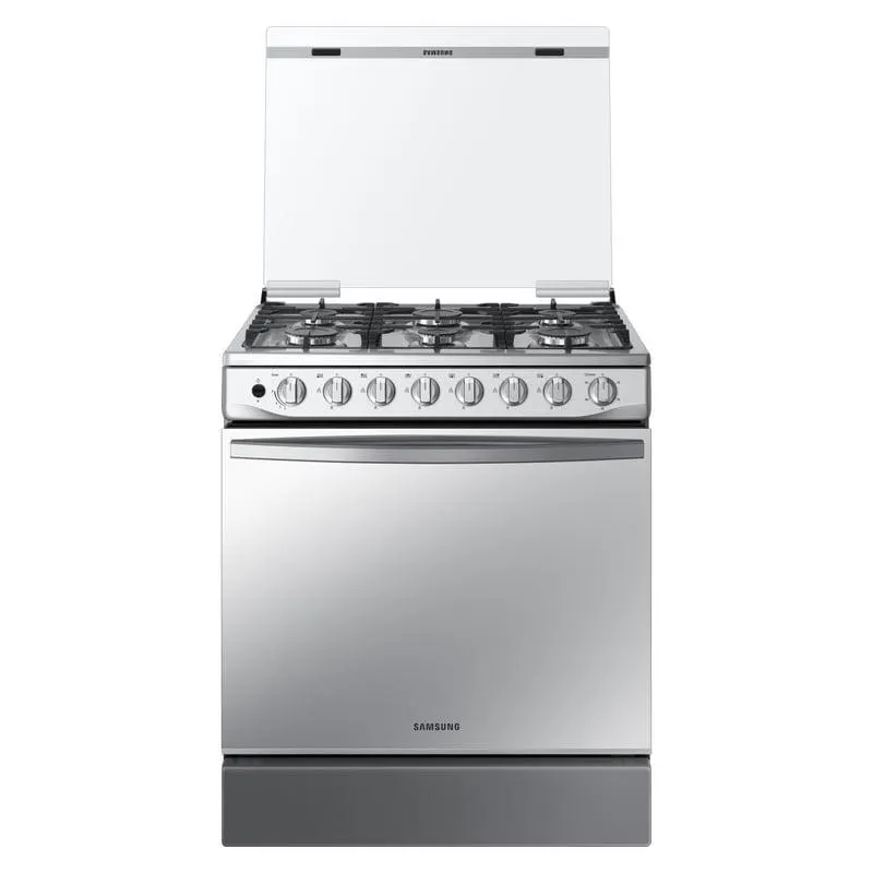 Cocinas a Gas 6 Quemadores Horno de 128 Lt Gas Licuado NX52A5412CS/ZS Samsung