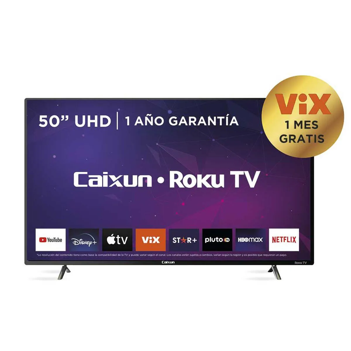 LED 50" Caixun C50V1UR Smart TV 4K UHD