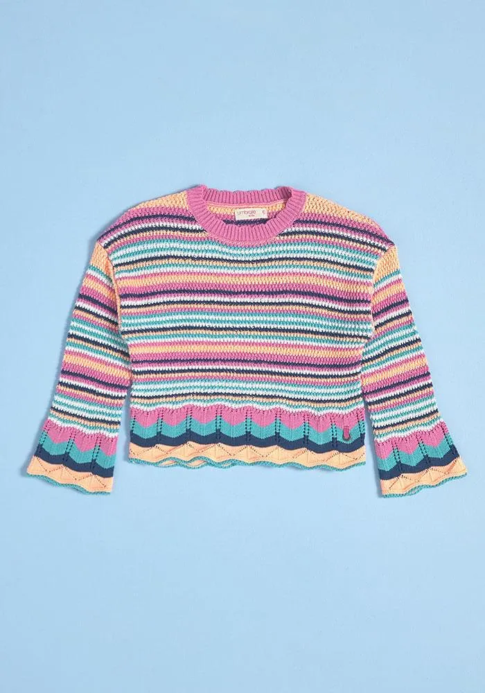 Sweater Sweater Tejido Crochet Multicolor