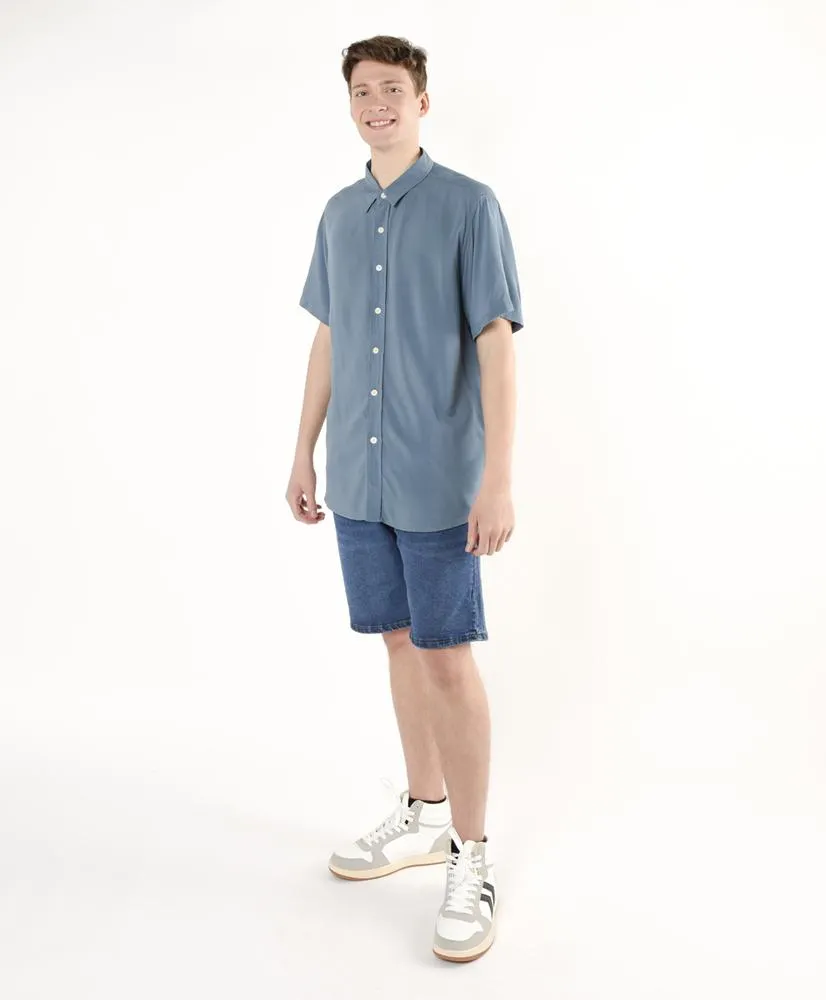 Camisa hombre colores manga corta