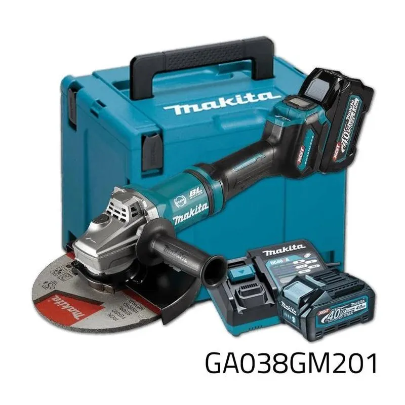 Esmeril Angular 9" (230Mm) 40V Xgt 6.600Rpm Mot Bl Ga038Gm201 Makita