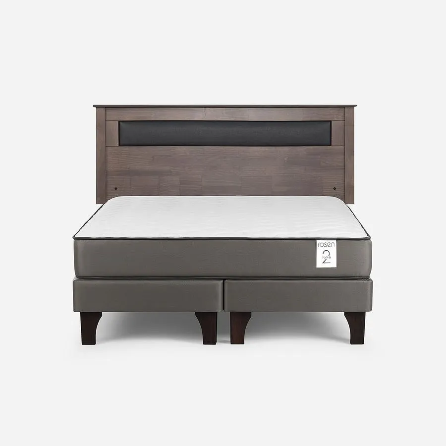 Cama New Style 2 Plus de 2 Plazas + Respaldo Ferrara