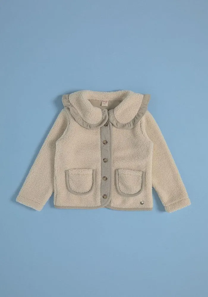 Chaqueta Corderito Cuello Bobo Y Cotelé