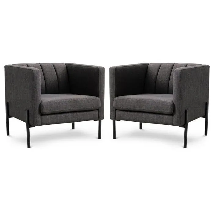 Set 2 Poltronas Drolet Tela