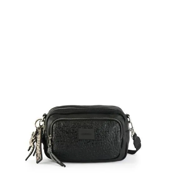 Cartera bandolera mediana exotic negro especial
