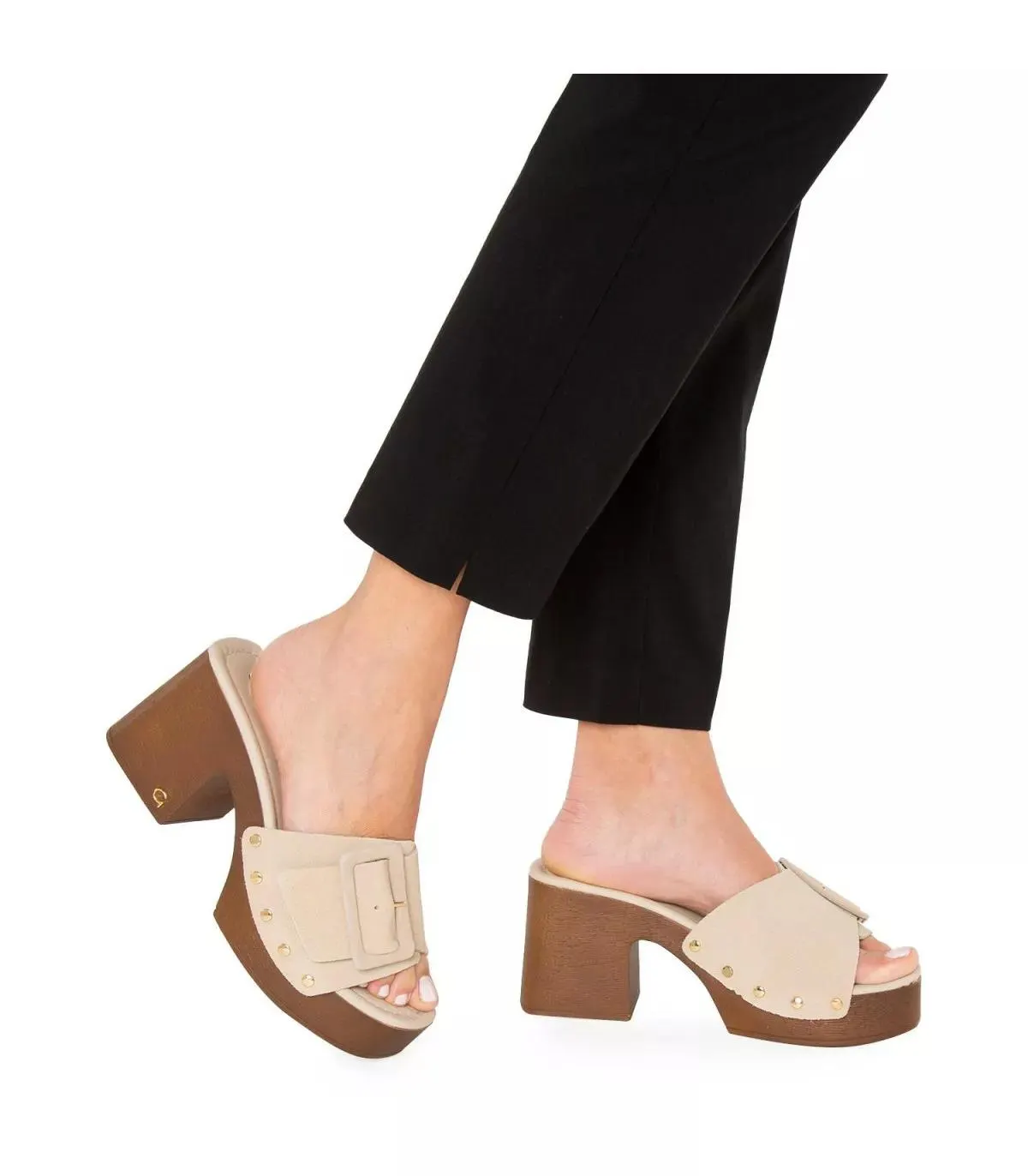 Sandalia Daisy Beige