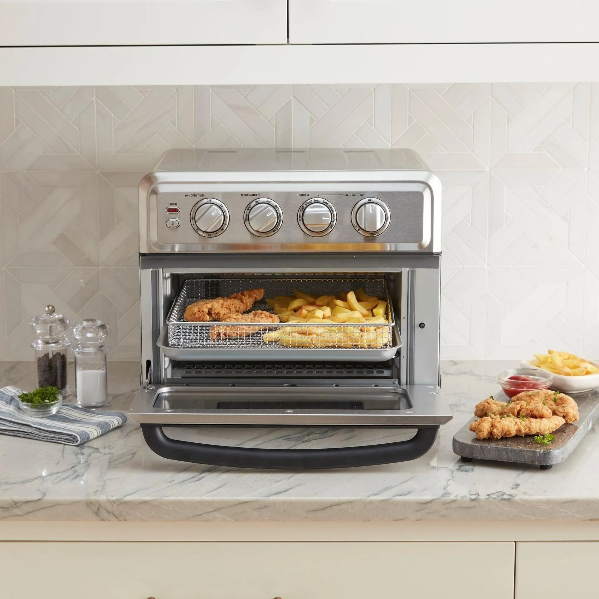 Horno, Tostador, Asador y Airfryer 8 En 1 TOA70CL Cuisinart