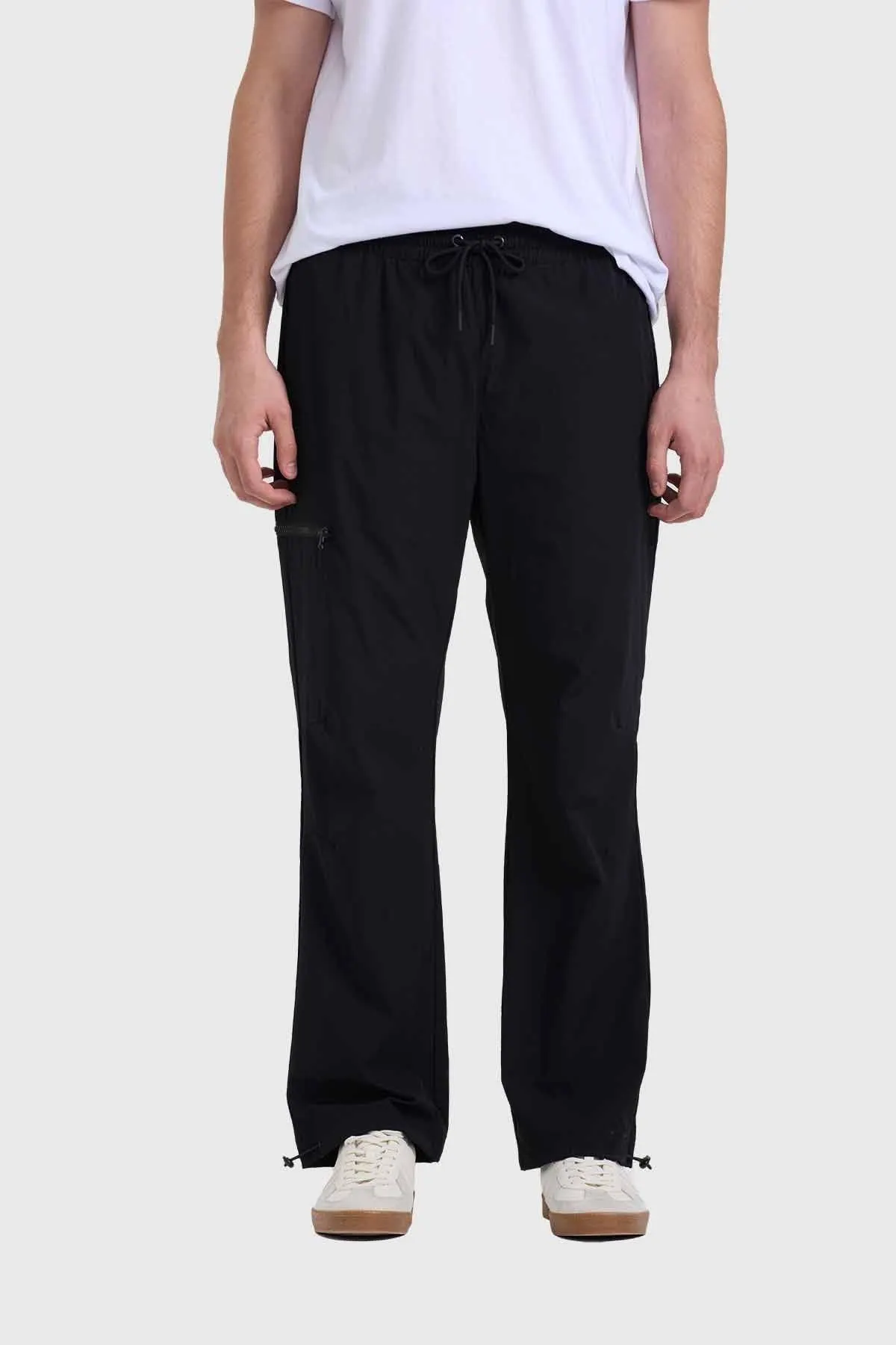 Pantalón Buzo Hombre Tech Negro