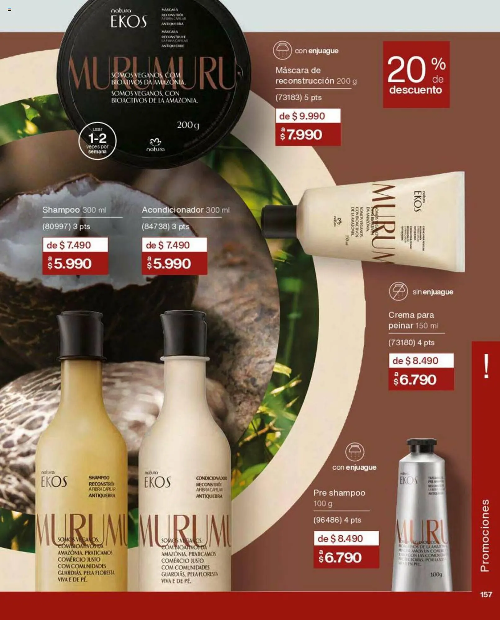 Catálogo de Catálogo Natura 1 de septiembre al 30 de septiembre 2023 - Página 157