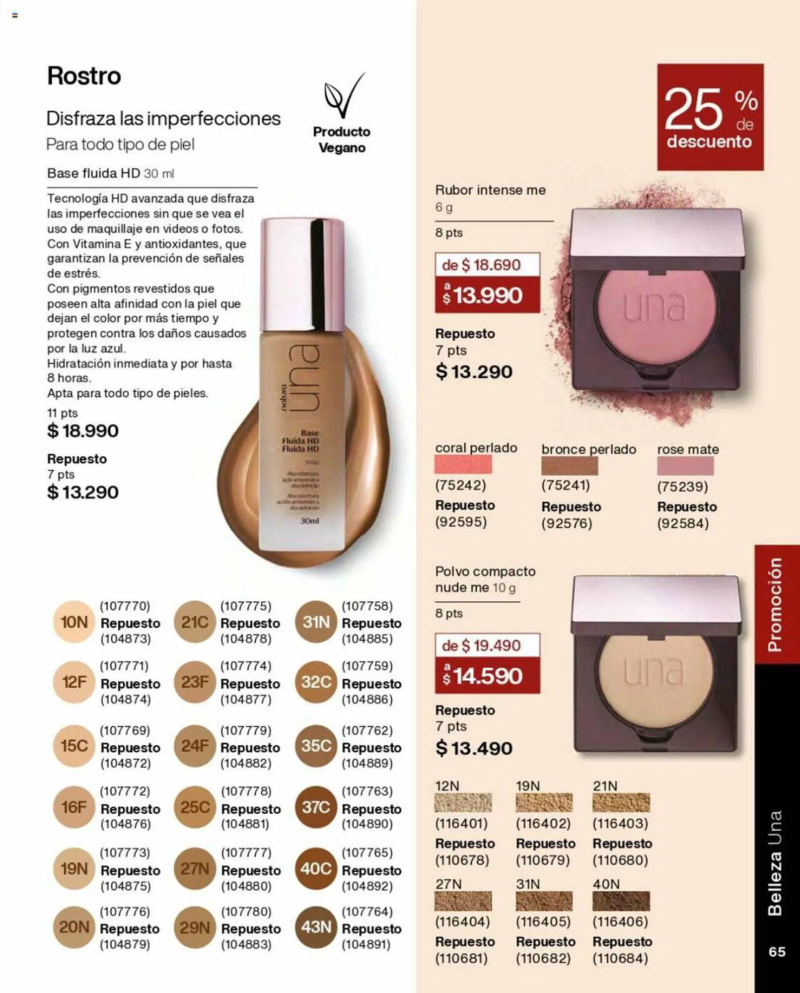 Catálogo de Catálogo Natura 1 de septiembre al 30 de septiembre 2023 - Página 65