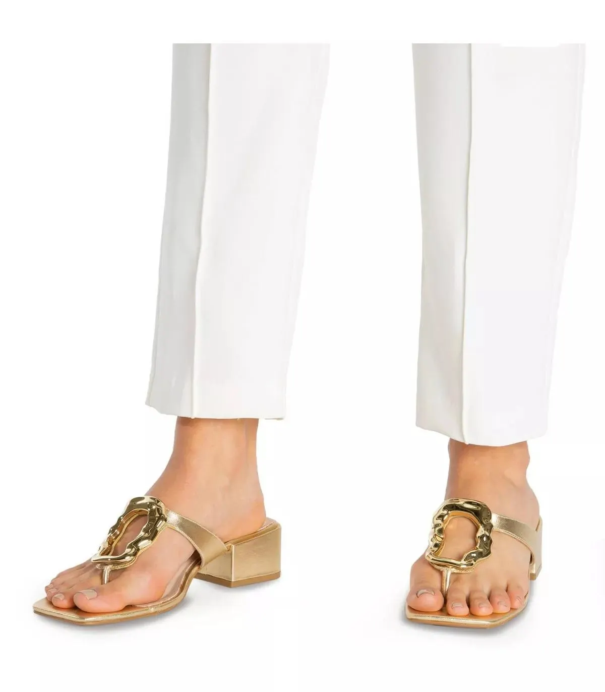 Sandalia Tiara Dorado