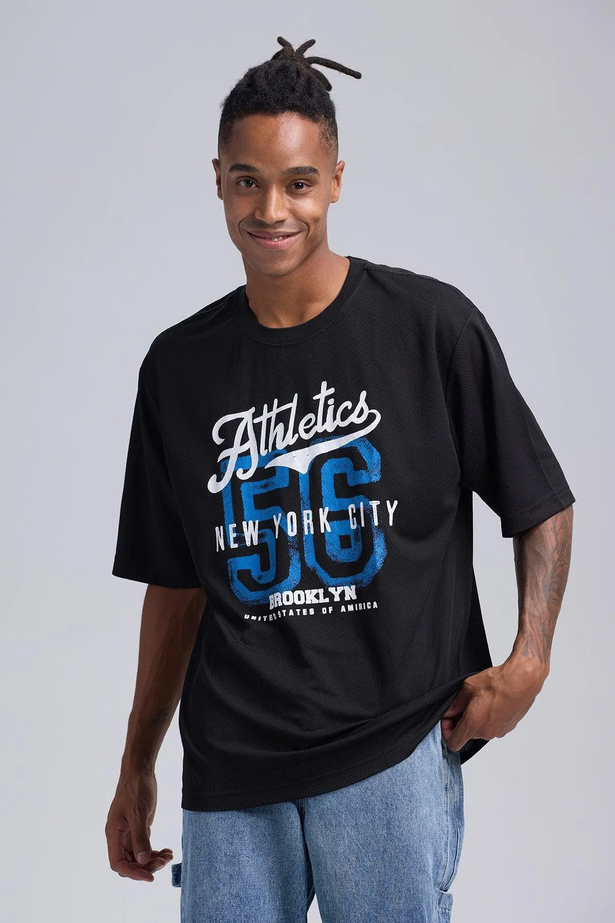 Polera Hombre Print Número Negro