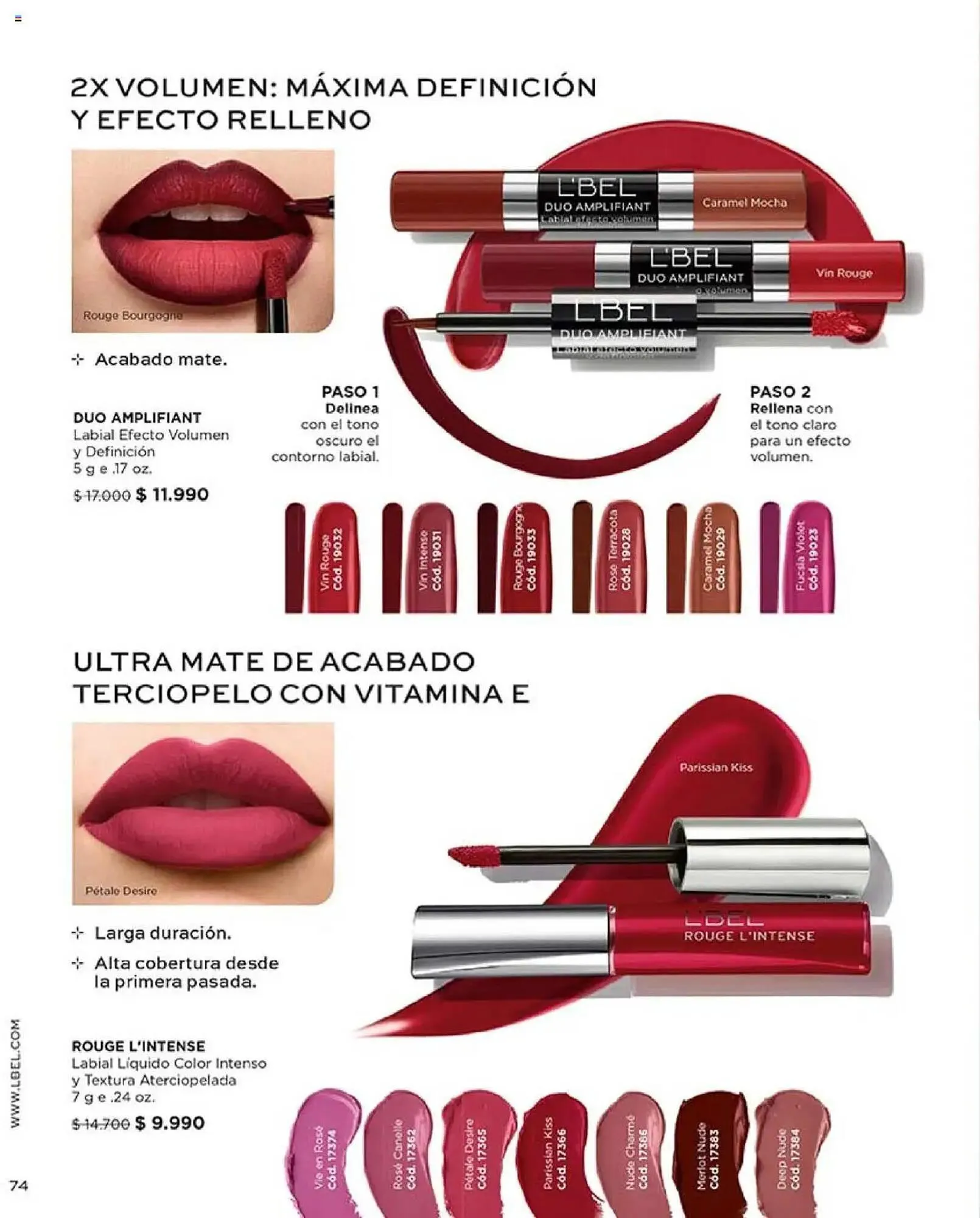 Catálogo de Catálogo L'Bel 29 de julio al 1 de septiembre 2025 - Página 74