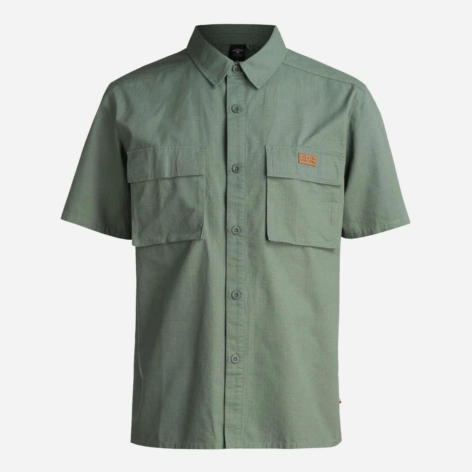 Camisa Hombre Safari Verde Musgo Haka Honu