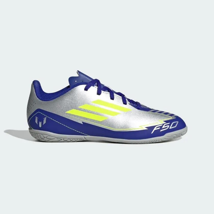 Zapatos de fútbol F50 Club Messi Cancha cubierta Infantil
