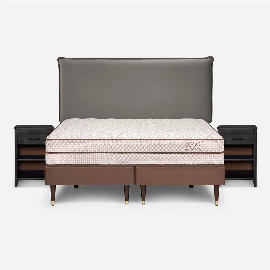 Cama Autonomy Land 2 Plazas + Muebles Maurice