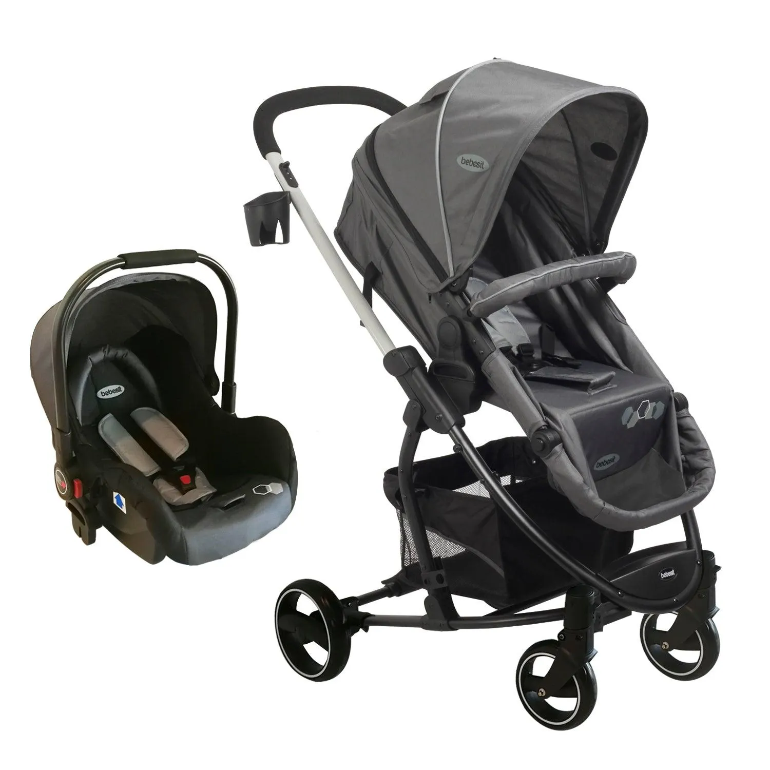 Coche Cuna Travel System Alfa Nuevo Negro