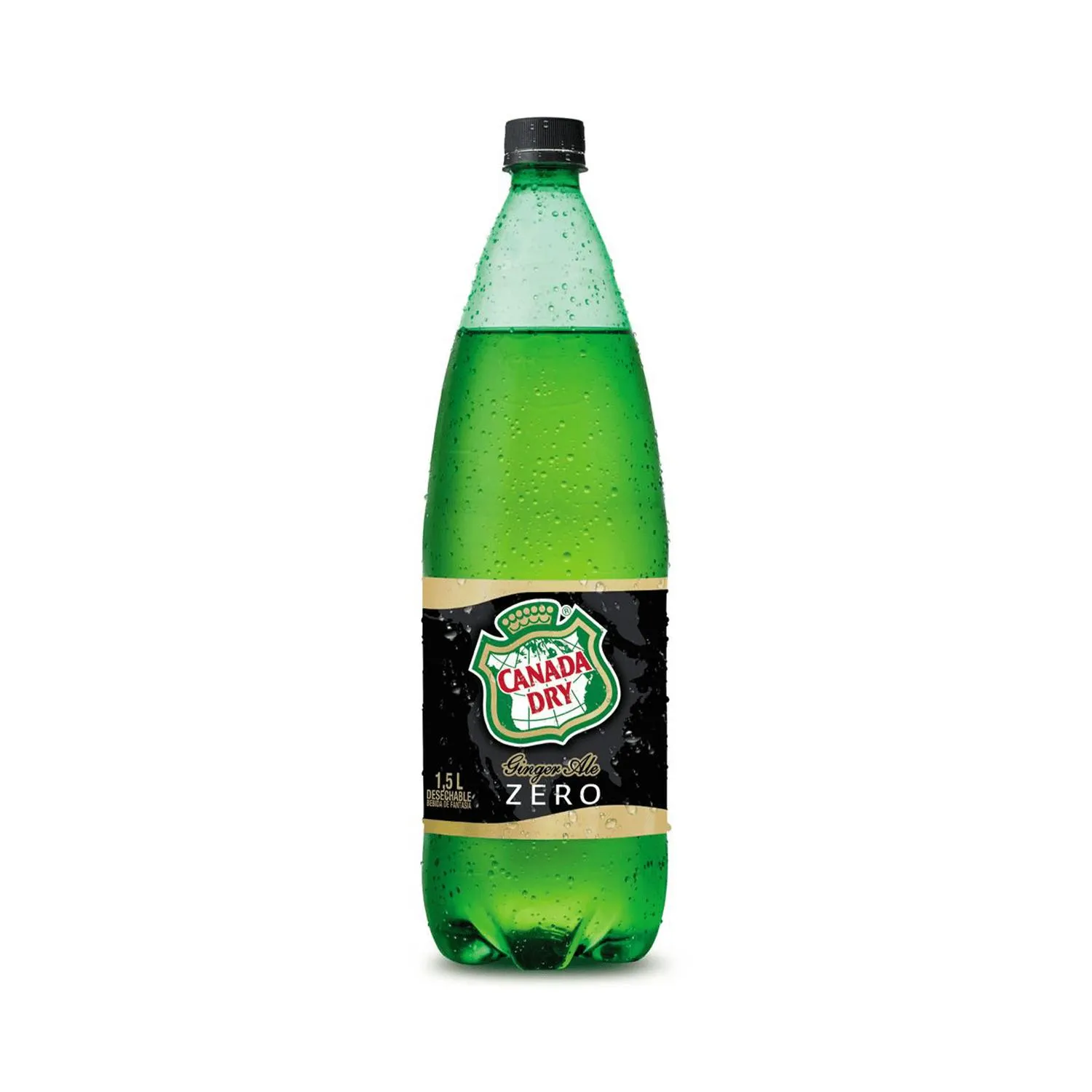 Bebida Canada Dry Ginger Ale Zero Desechable, 1.5Lts