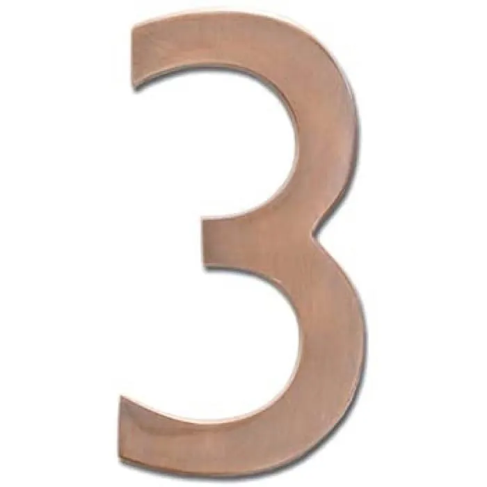 NUMERO BRONCE 171-7 Nº 3 SKIN PACK POLI