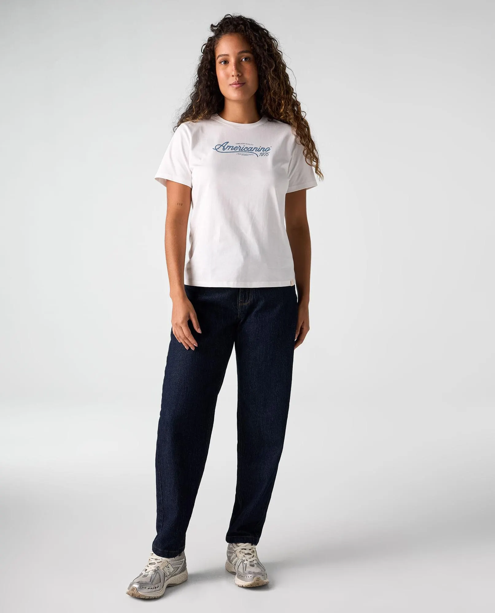 Camiseta Slim estampada para mujer