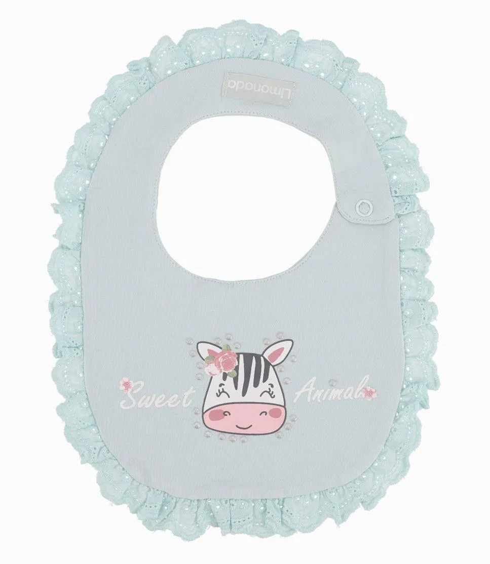 Babero Recién Nacida Con Vaca