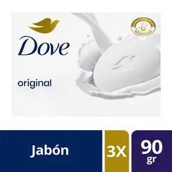 Jabón Barra Dove Original 3 un. de 90 g