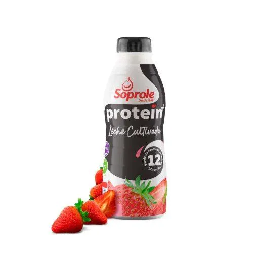 Leche Cultivada Protein Frutilla 1 Lt
